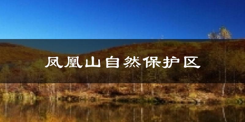 鳳凰山自然保護(hù)區(qū)氣溫